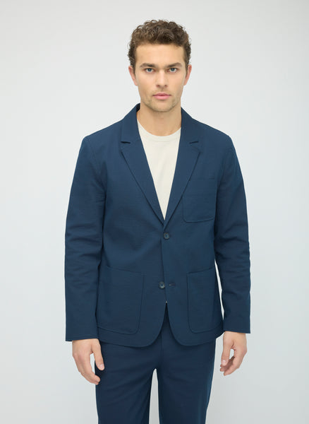 Seersucker Blazer