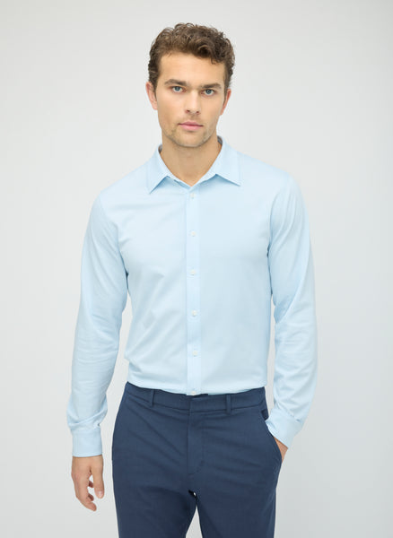 City Tech Slim Fit Birdseye Shirt