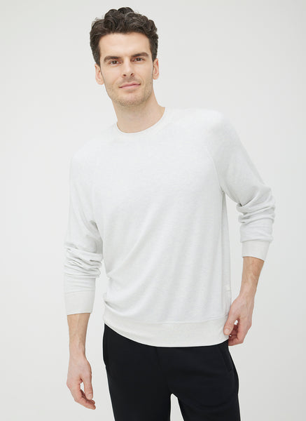 Brushed Long Sleeve Crewneck Tee