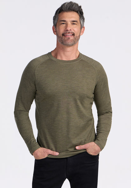 Essential Tee • Final Sale - Sage Olive Melange