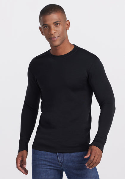 Glacier Long Sleeve Crew - Black